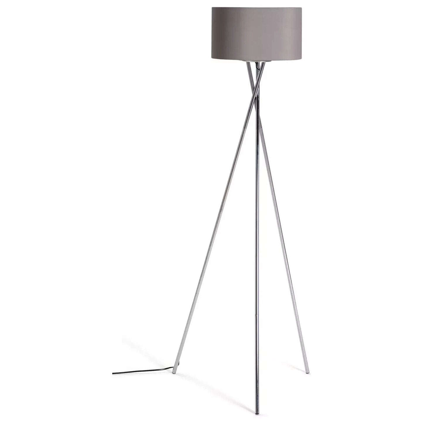 Tripod Floor Lamp - Grey and Chrome