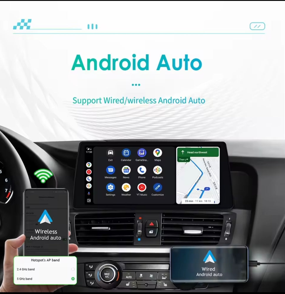 BMW 10.25" Android 13 Radio Carplay For X3 F25 2011-2016 CIC NBT X4 F26