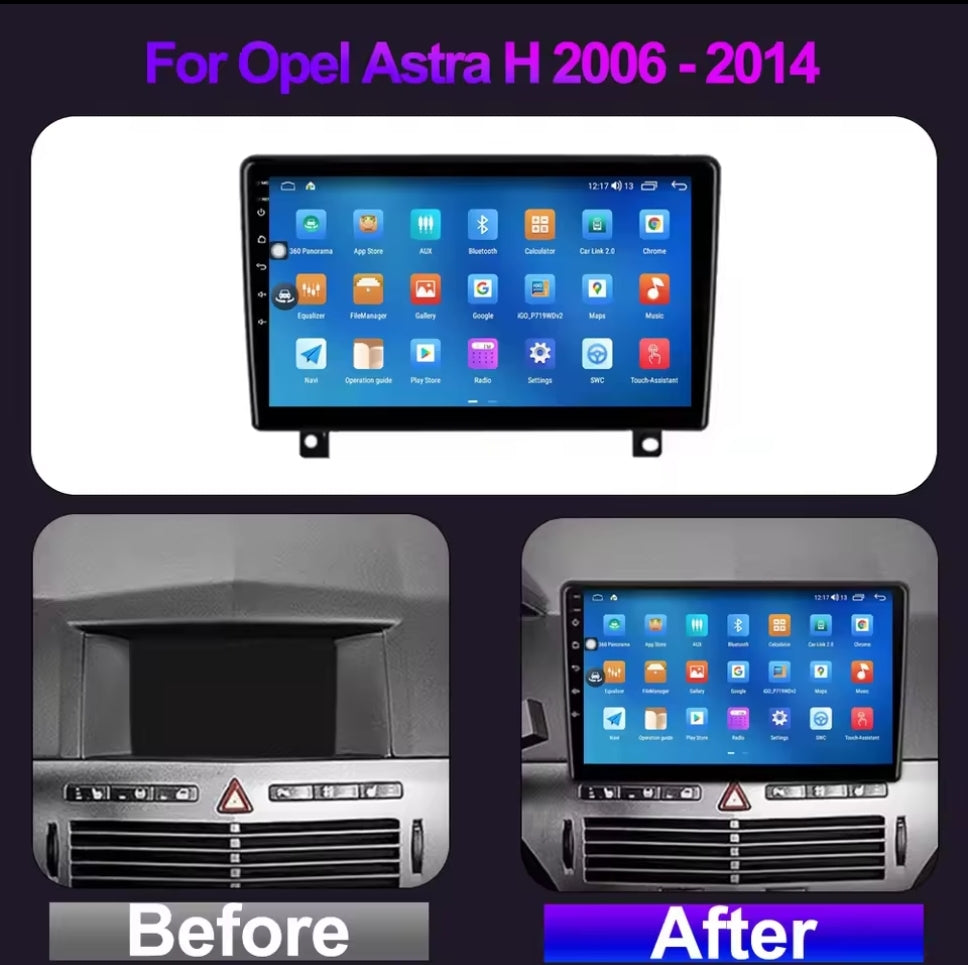 Opal/ Vauxhall Astra 2006-2014 Android 13 2gb+32gb Car Stereo GPS NAVI  4g/Wifi